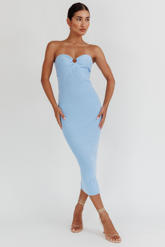 Verona Midi Blue - Angel Lane Clothing