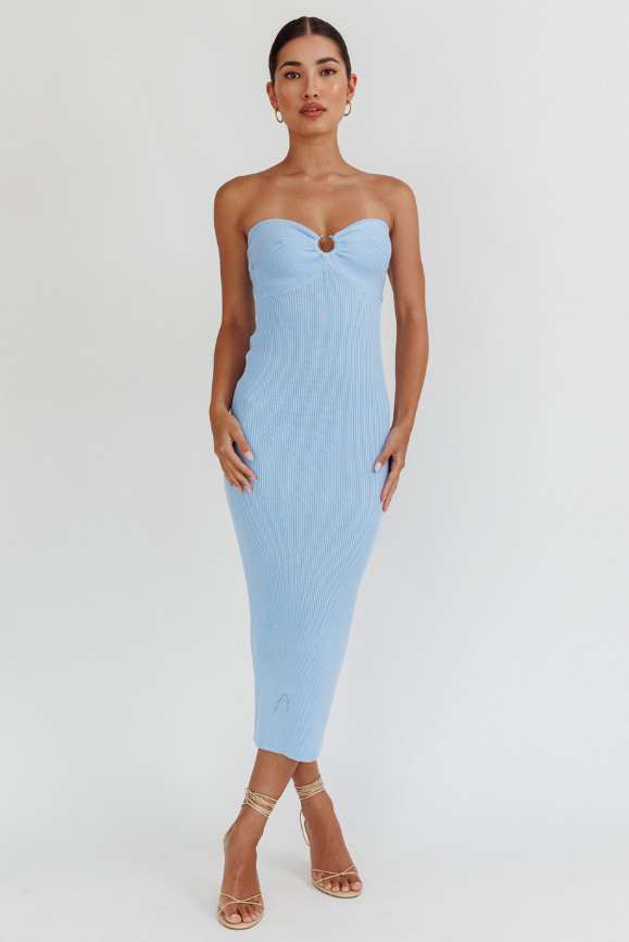 Verona Midi Blue - Angel Lane Clothing