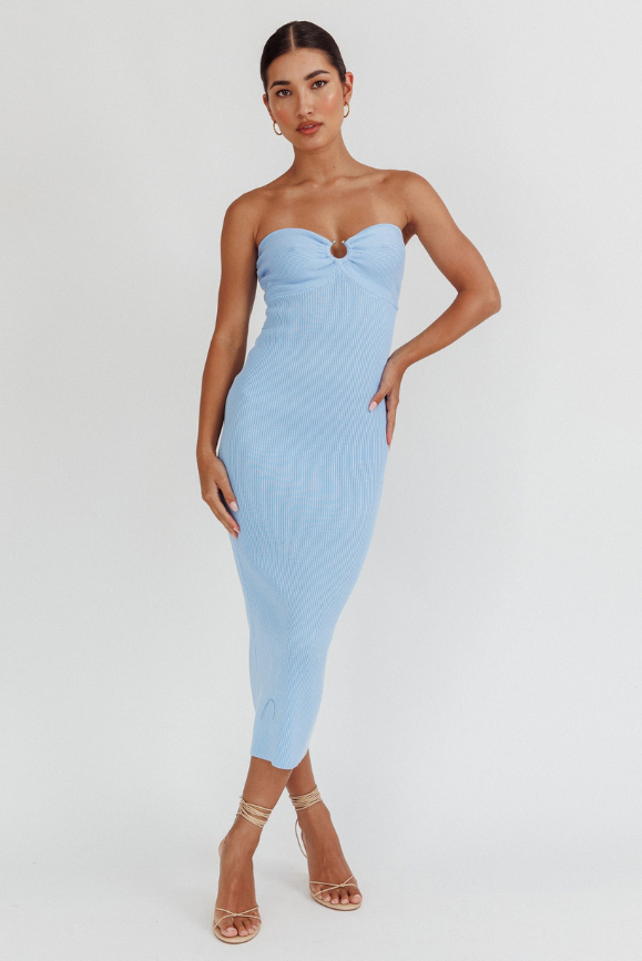 Verona Midi Blue - Angel Lane Clothing