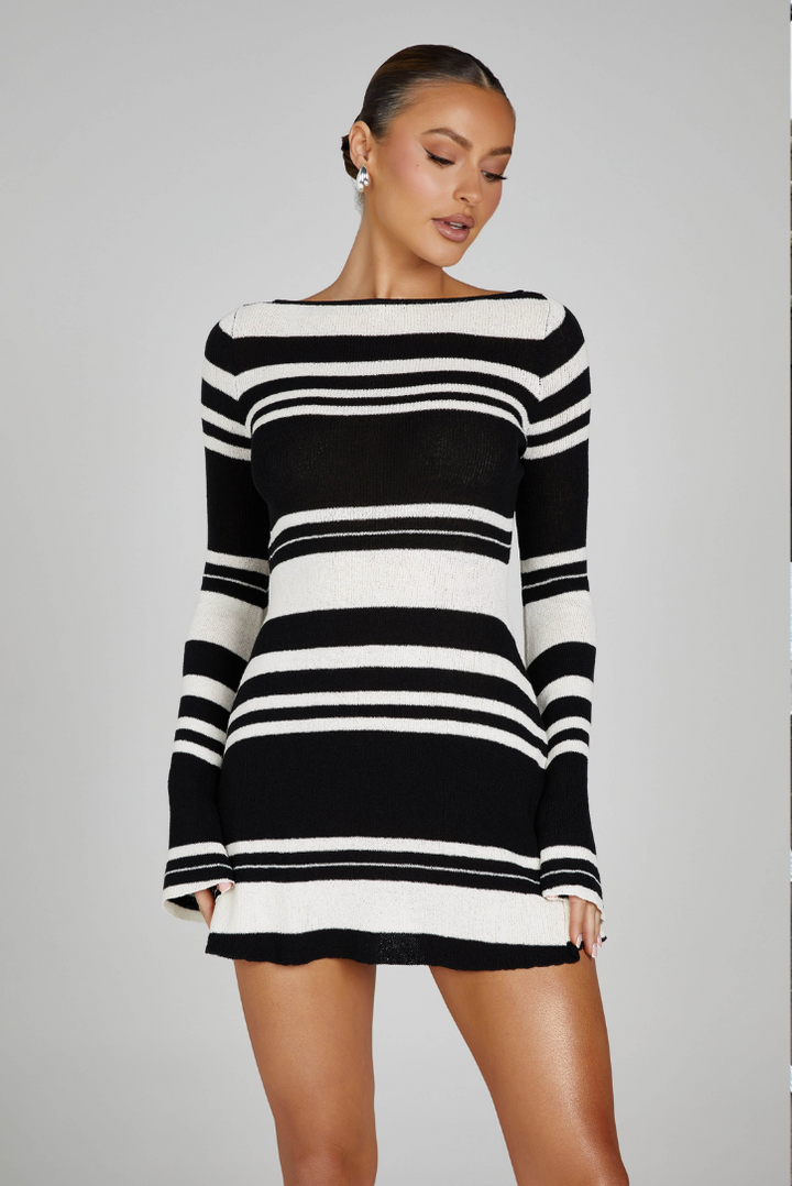 Vikki Striped Mini - Angel Lane Clothing