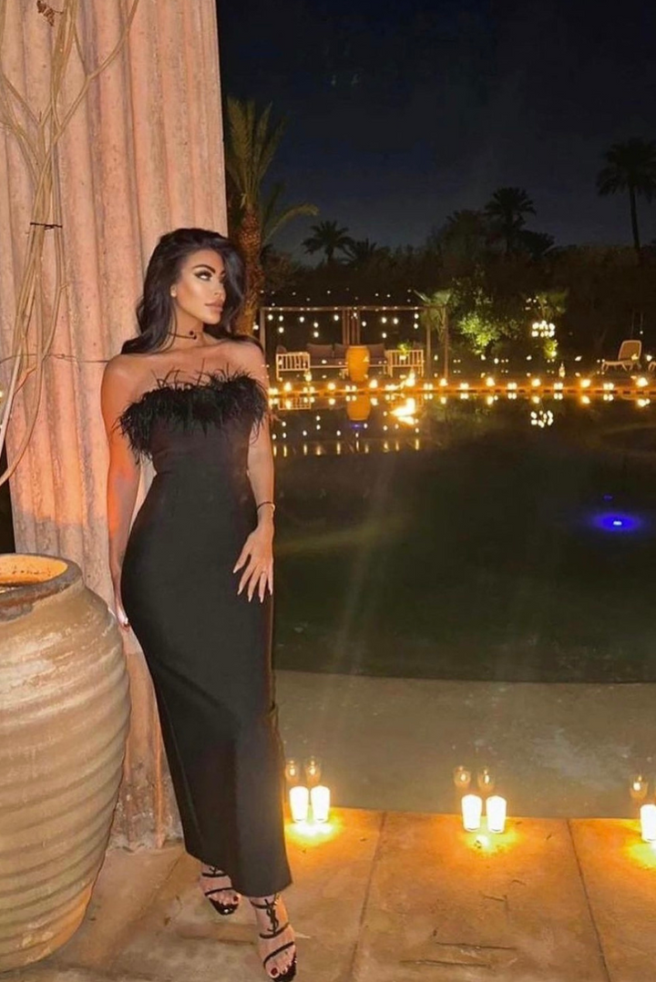 Yennora Feather Maxi - Angel Lane Clothing