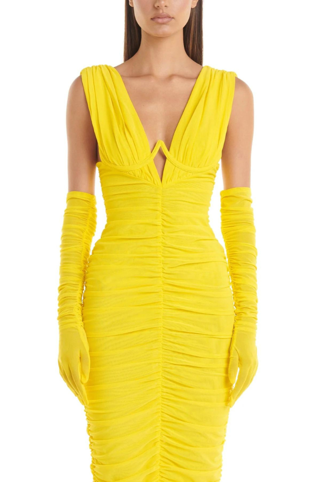 Zoe Maxi- Yellow - Angel Lane Clothing