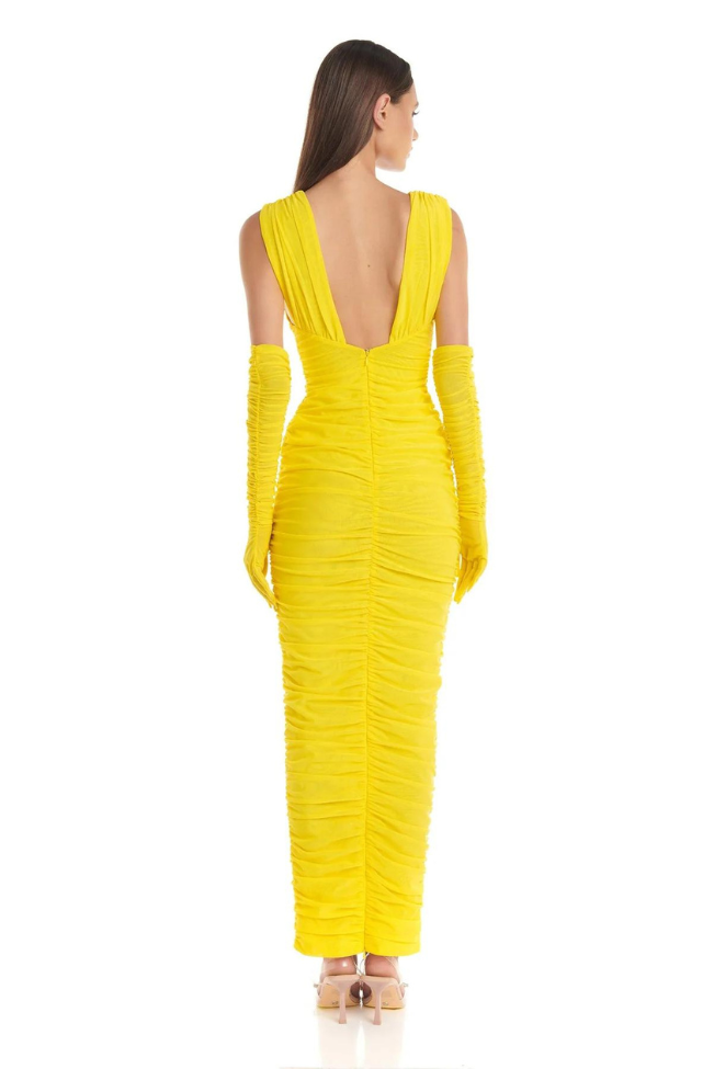 Zoe Maxi- Yellow - Angel Lane Clothing