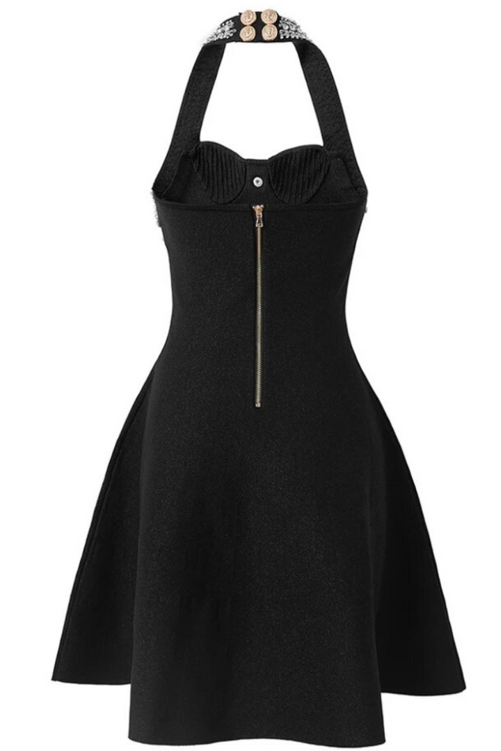 Armani Halter Mini - Angel Lane Clothing