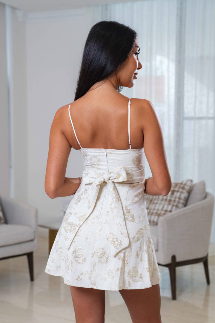 Luna Mini Dress- White - Angel Lane Clothing