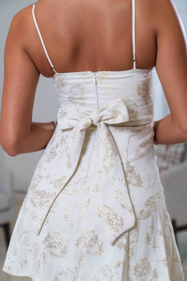 Luna Mini Dress- White - Angel Lane Clothing