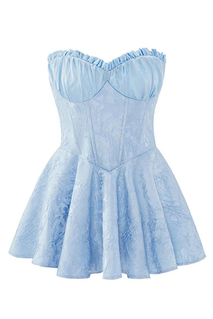 Mariposa Playsuit- Blue - Angel Lane Clothing