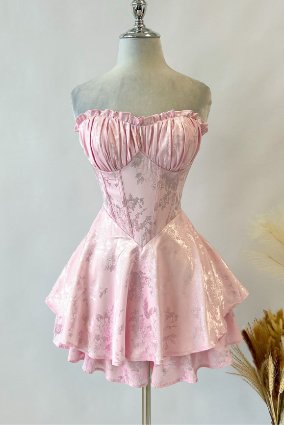 Mariposa Playsuit- Pink - Angel Lane Clothing