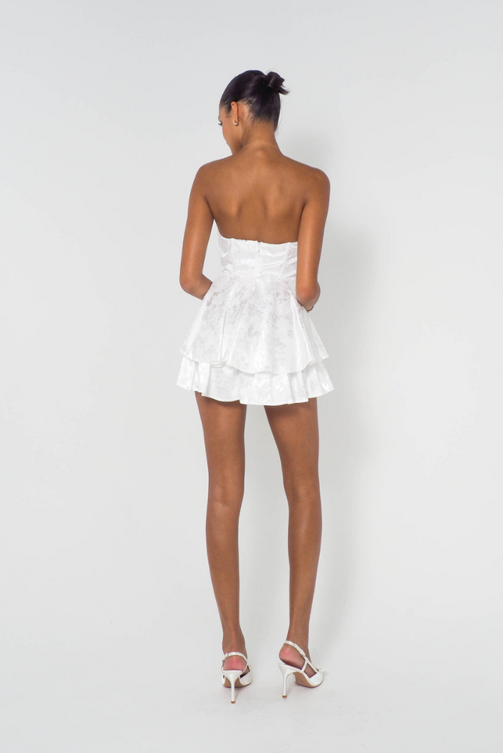 Mariposa Playsuit- White - Angel Lane Clothing