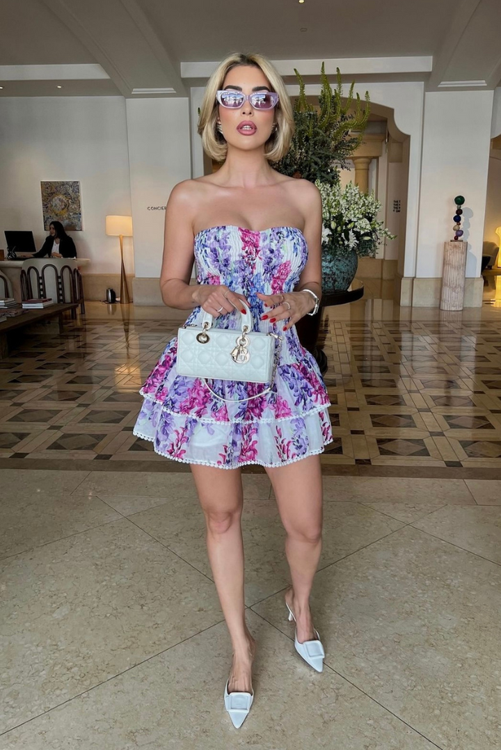 Monaco Mini Dress- Bubblegum - Angel Lane Clothing
