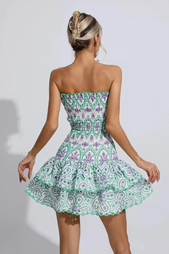 Monaco Mini Dress- Rosemary - Angel Lane Clothing