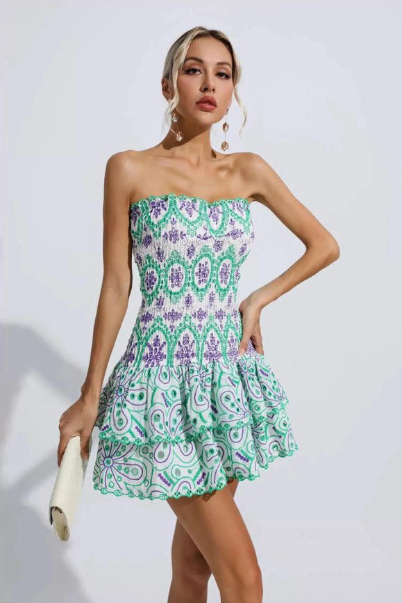 Monaco Mini Dress- Rosemary - Angel Lane Clothing