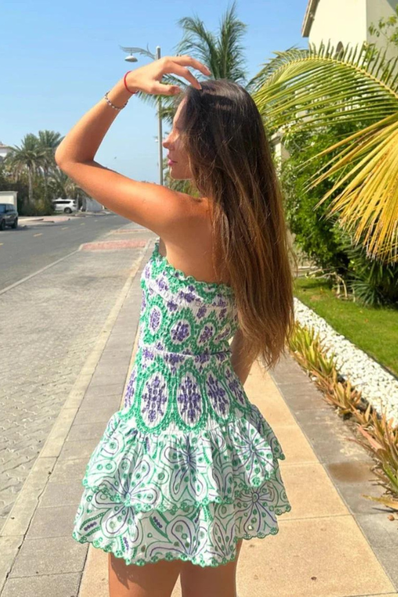 Monaco Mini Dress- Rosemary - Angel Lane Clothing