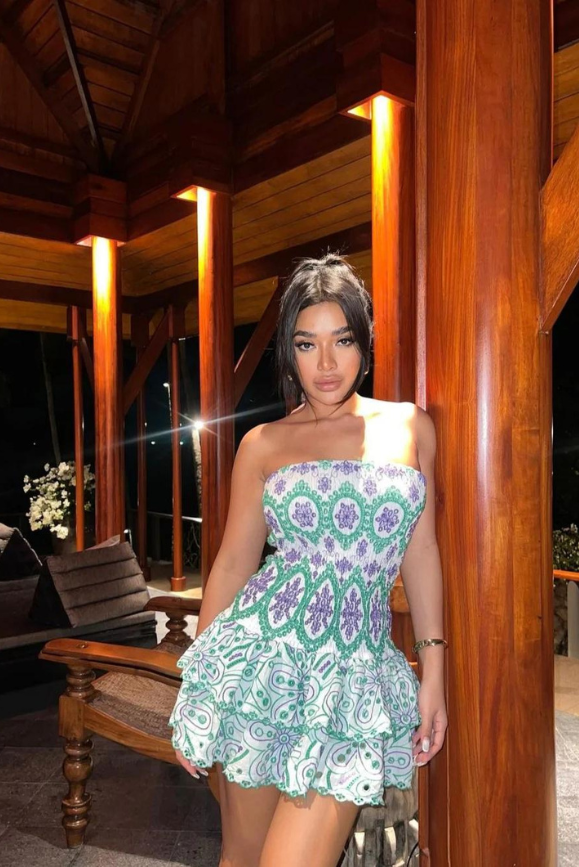 Monaco Mini Dress- Rosemary - Angel Lane Clothing