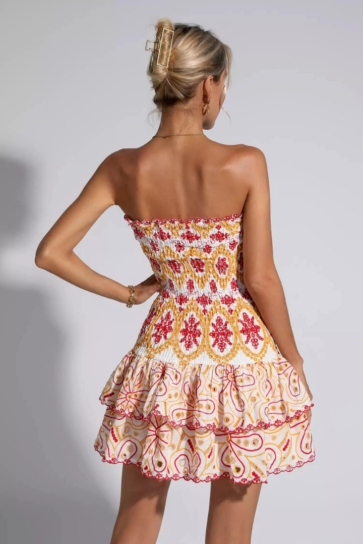 Monaco Mini Dress- Sunset - Angel Lane Clothing