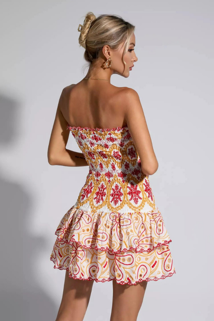 Monaco Mini Dress- Sunset - Angel Lane Clothing
