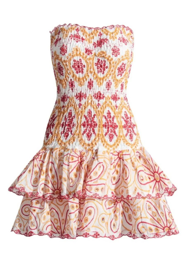 Monaco Mini Dress- Sunset - Angel Lane Clothing