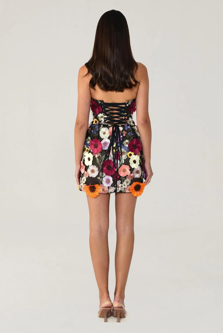 Taylor Corset Mini- Black - Angel Lane Clothing